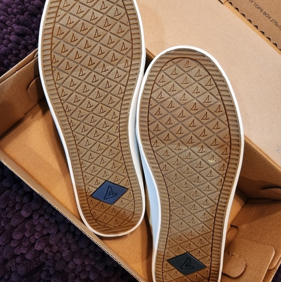 SPERRY NIB Crest Vibe Chambray Yellow Mules/slip ons SIZE 6 - Picture 6 of 8